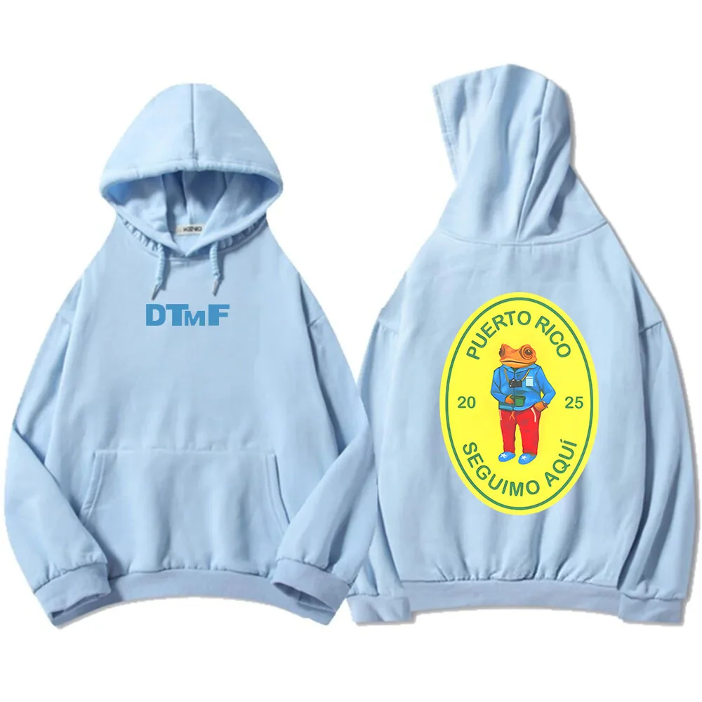 DTMF Debí Tirar Más Fotos 2025 New Album Hoodies Bad Bunny Singer Printing Sweatshirts Men Women Clothing Sudaderas Hombre Male