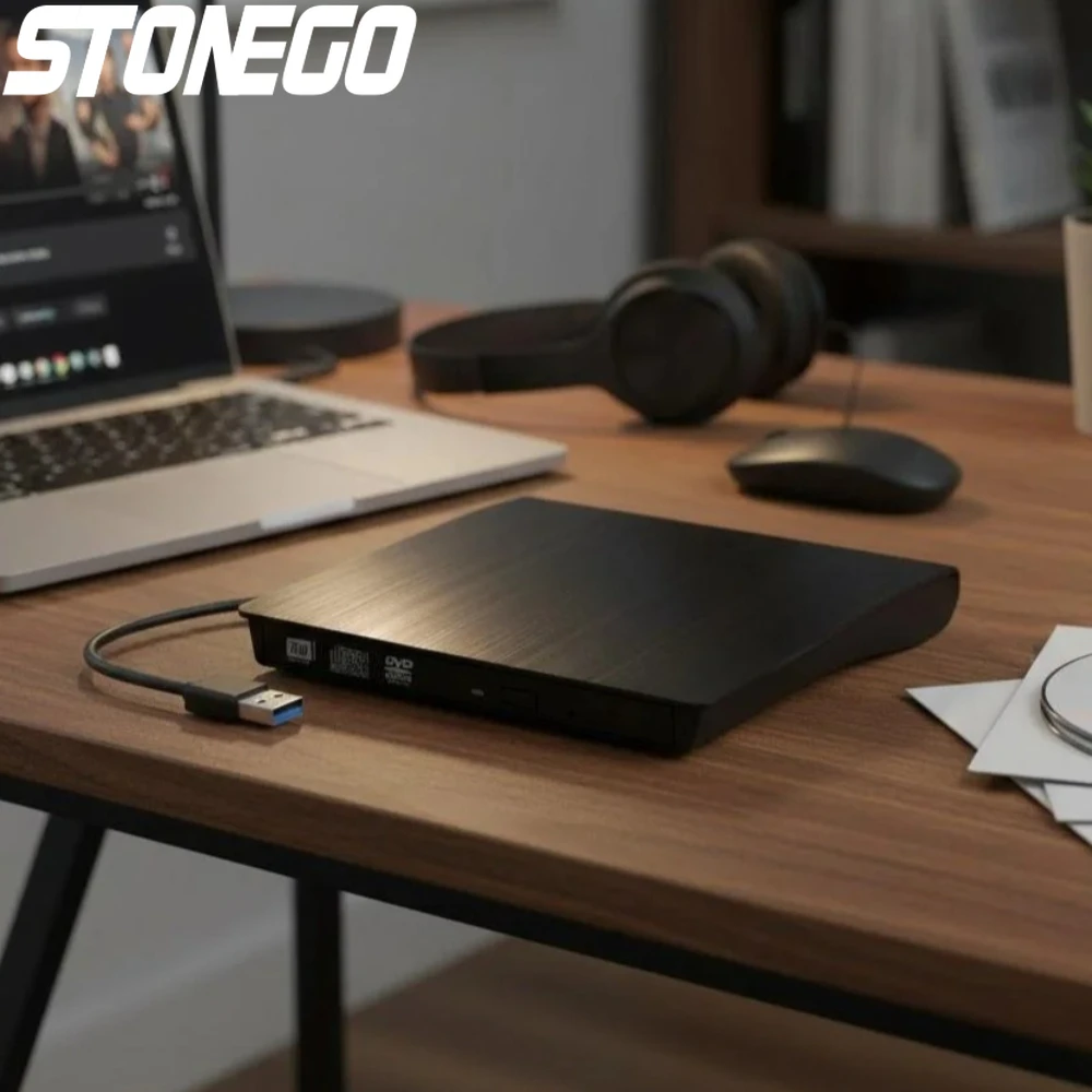 

USB 3 0, внешний привод для компакт-дисков и DVD, записывающее устройство, портативный проигрыватель дисков для ноутбука, настольного ПК, Mac, Windows 10, 11, ОС Linux