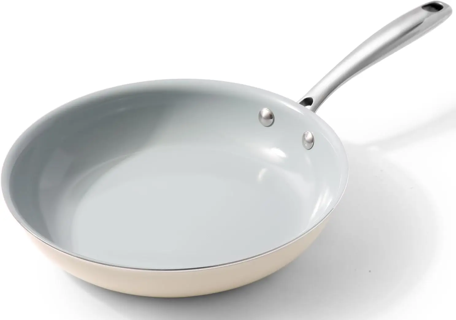 

Nonstick Frying Pans Ceramic Skillet: 9.5Inches Non Stick small Egg Fry Pan - PFOA PTFE PFAS Free