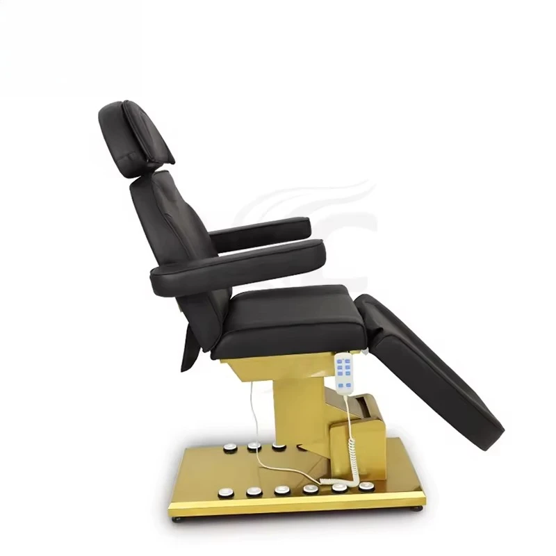 Lash Bed Modern Luxurious 3 Motors Adjustable Salon Shop Spa Treatment Electric Massage Table Facial Cosmetic Beauty Bed