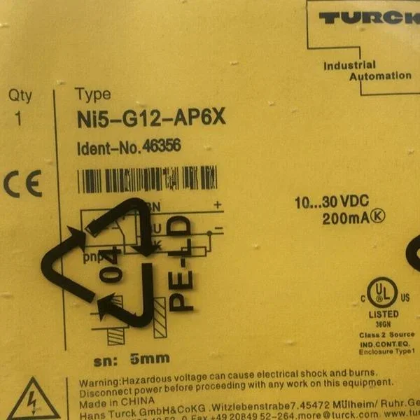 

Новый датчик приближения N15-g12-ap6x в наличии на складе # yp1 1 шт. Оригинальный, абсолютно новый, от бренда