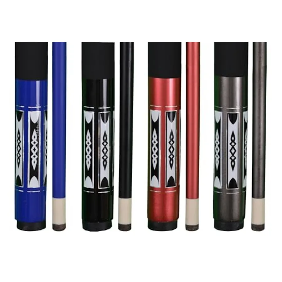 

Accuplay Billiards Lot of 4 Fiberglass 58" 2 Piece Pool Cue Sticks 18-21 OZ