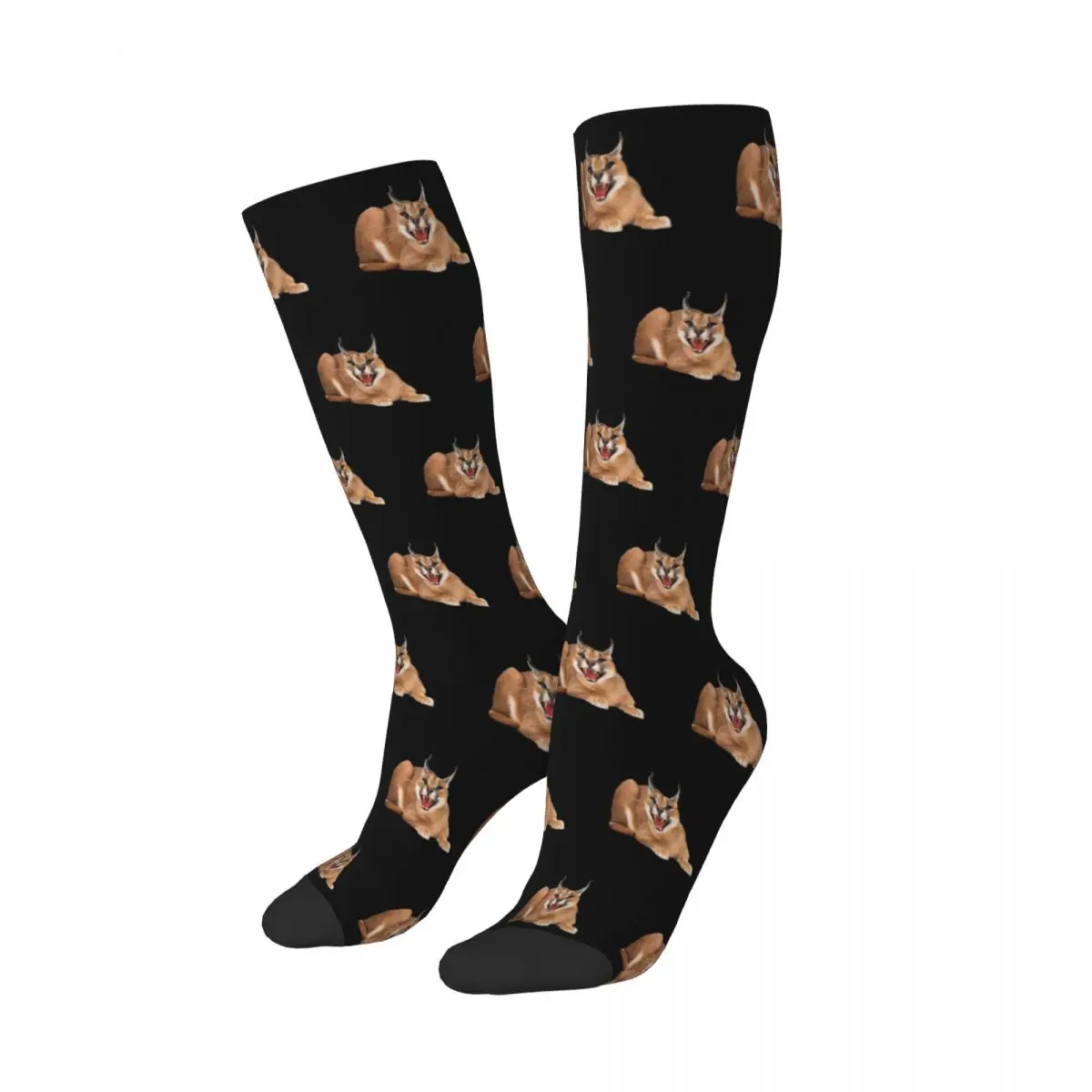 

Big Floppa Animal Cat Socks Harajuku High Quality Stockings All Season Long Socks Accessories for Unisex Gifts