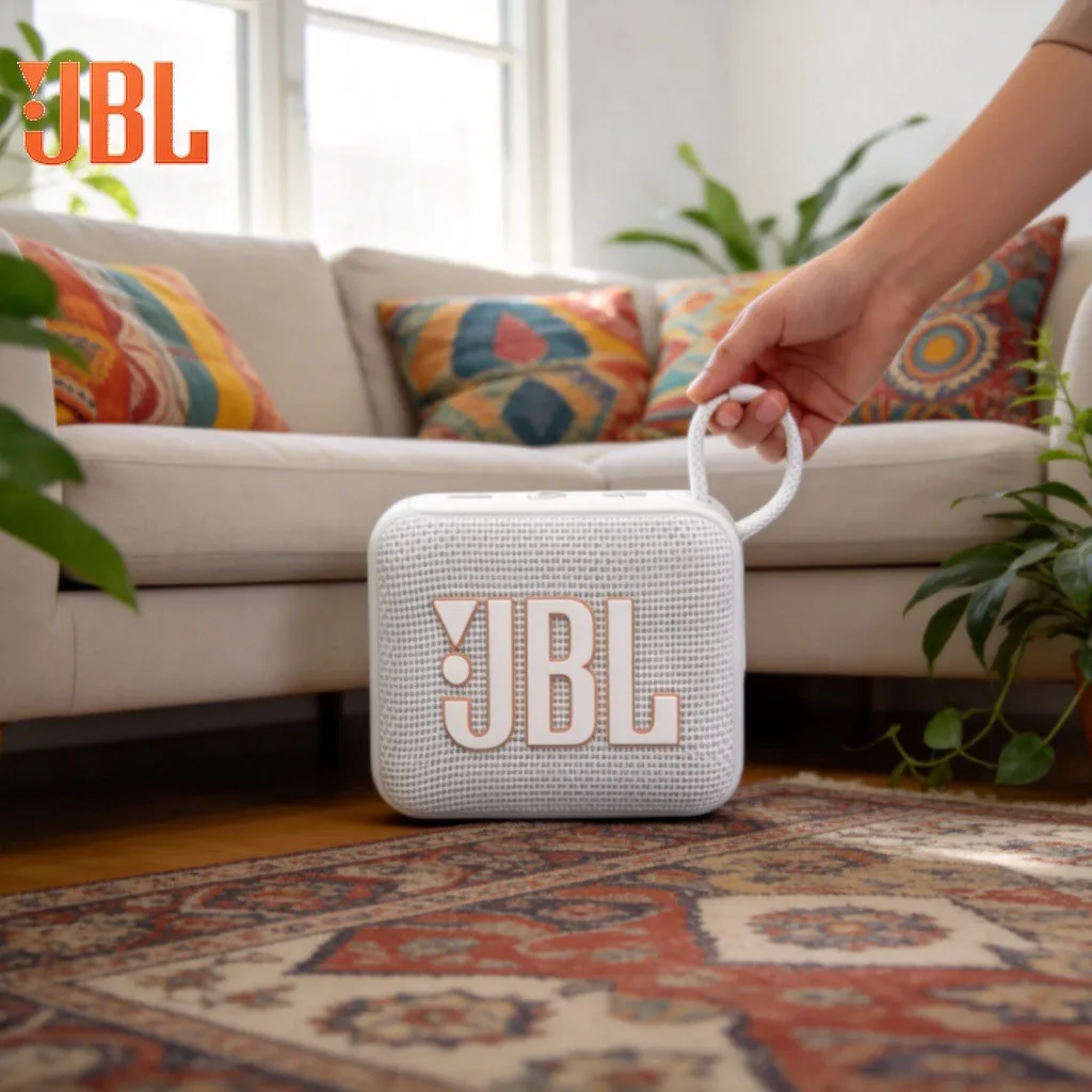 JBL GO4 Music BRICS 4th Gen Wireless Bluetooth Speaker, Dustproof Waterproof Portable Outdoor Mini Speaker