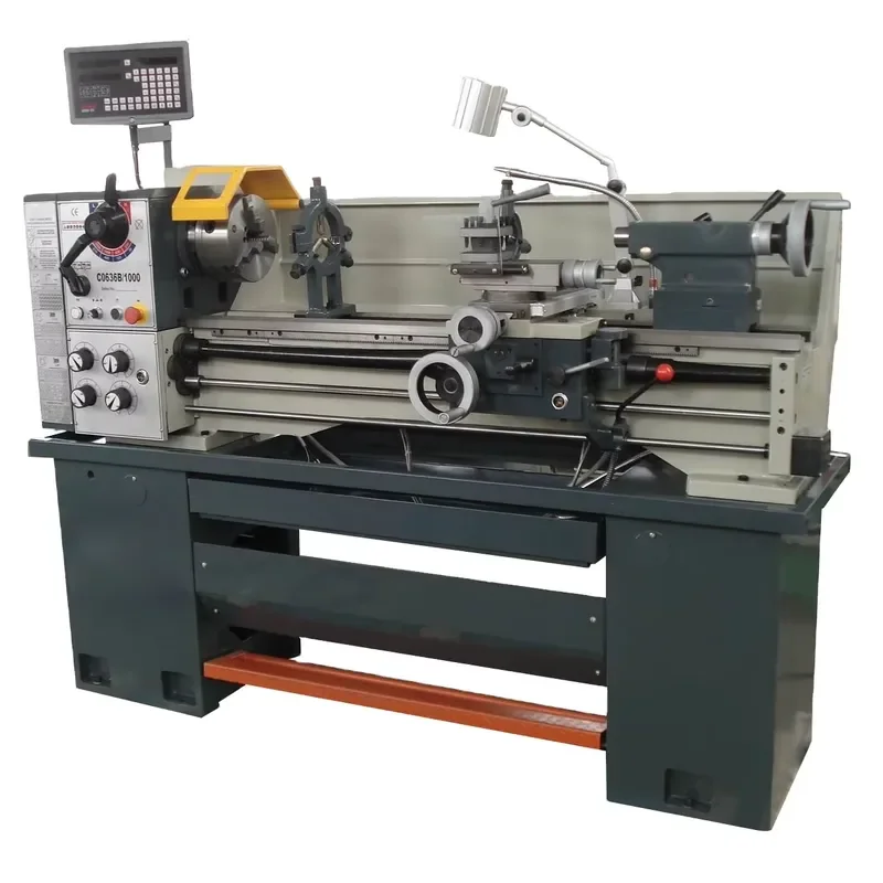 HCY 14'' X 39'' Metal Bench Lathe Geared Head 2000 RPM 2HP (1500W) With 6