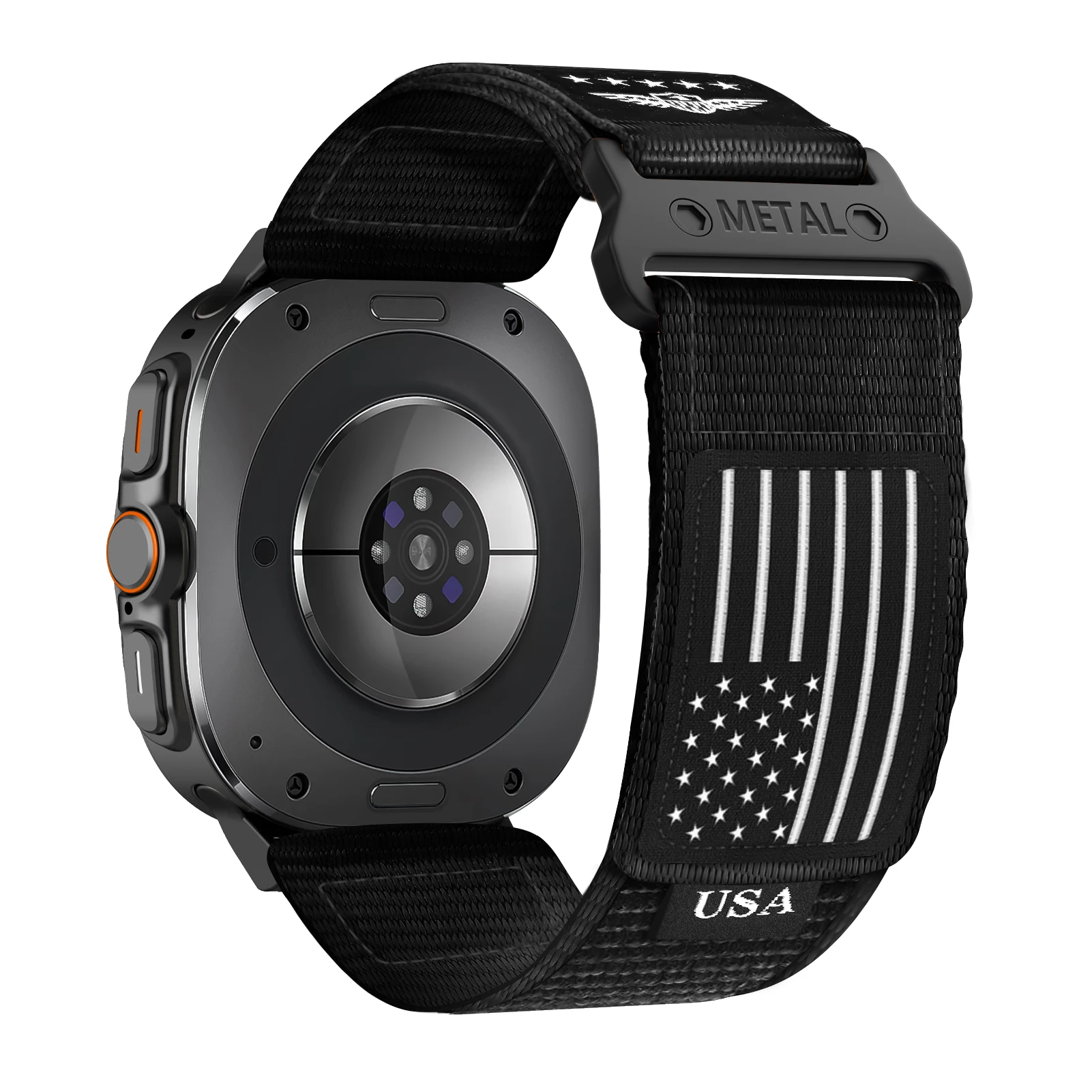 

Rugged Nylon Strap For Samsung Galaxy Watch 7 Ultra 47mm accessories Sport Fabric bracelet correa Galaxy watch Ultra band 47 mm