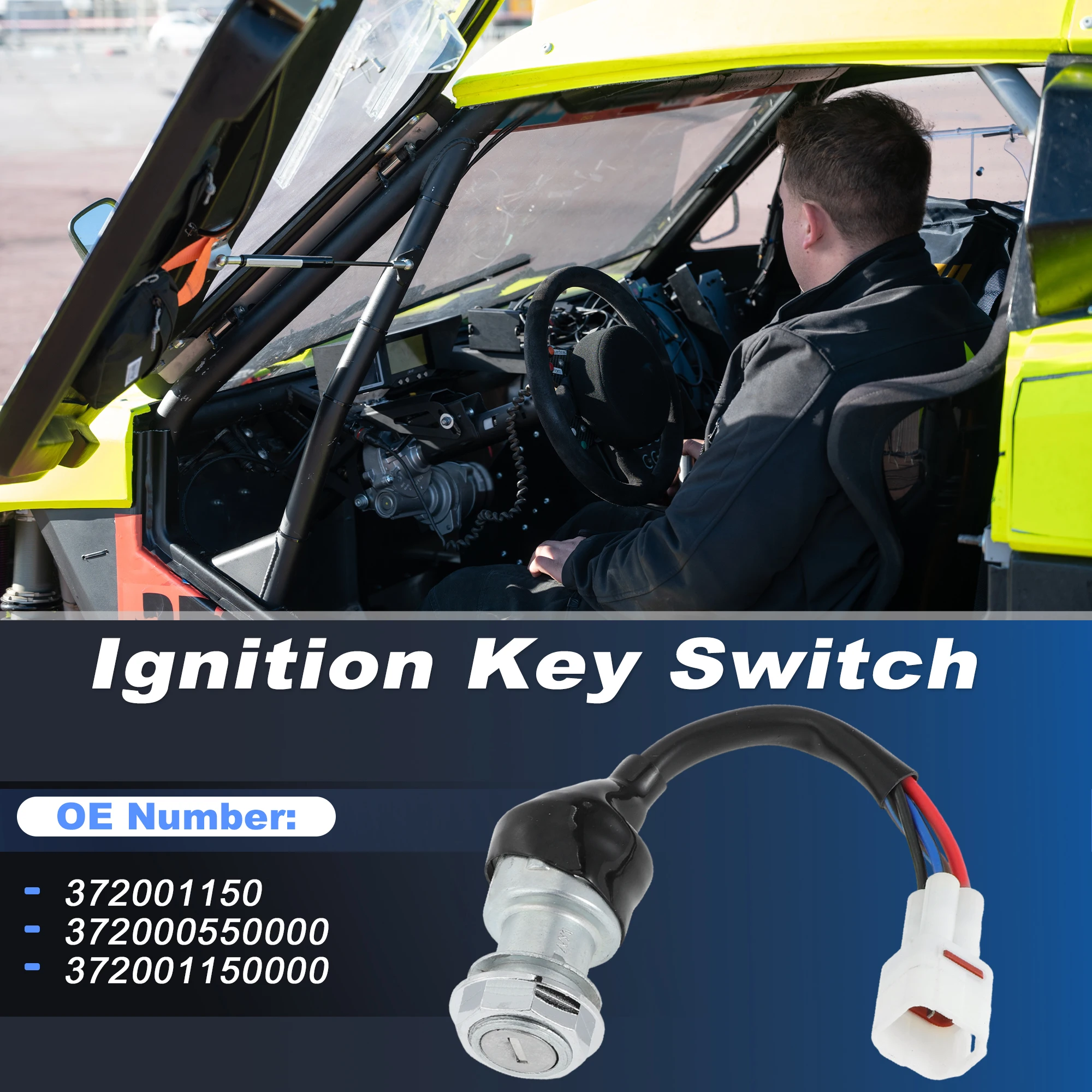 

Motoforti Ignition Key Switch Set for HiSUN 400 500 700 800 UTV 372001150/372000550000