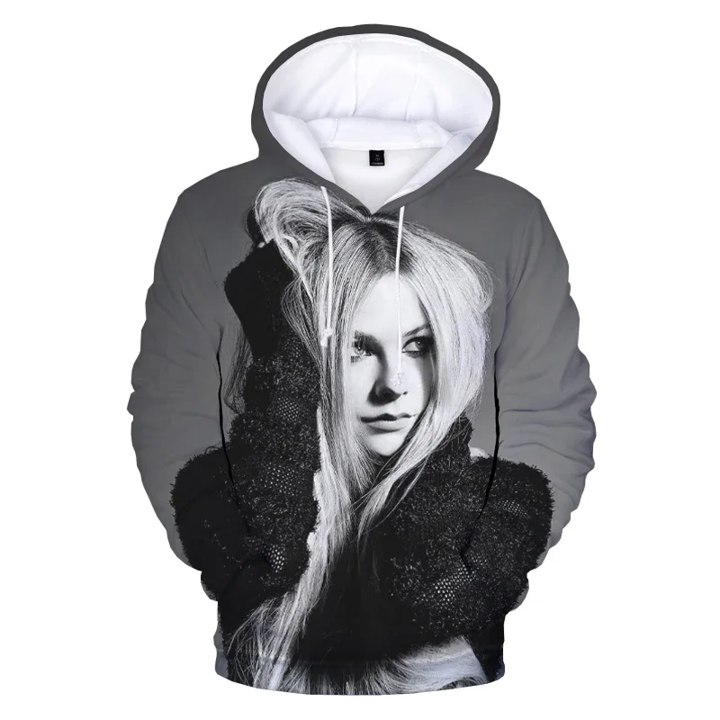 Harajuku Comfortable Cosplay Avril Lavigne 3D print Hoodies Sweatshirts Men/Women Sweatshirt Adult/Child Casual Pullovers