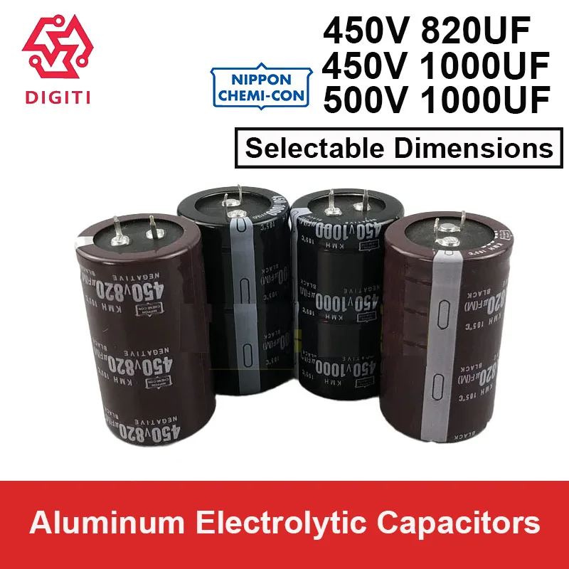 

Snap-In Aluminum Electrolytic Capacitors​ NIPPON Chemi-Con 450V820UF 450V1000UF 500V1000UF NCC