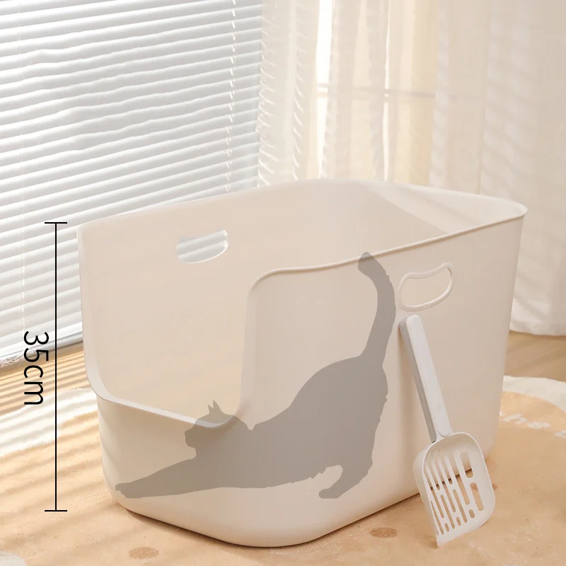 

Large cat toilet, bucket cat litter box, large capacity cat litter box, cat and dog toilet, large pet toilet