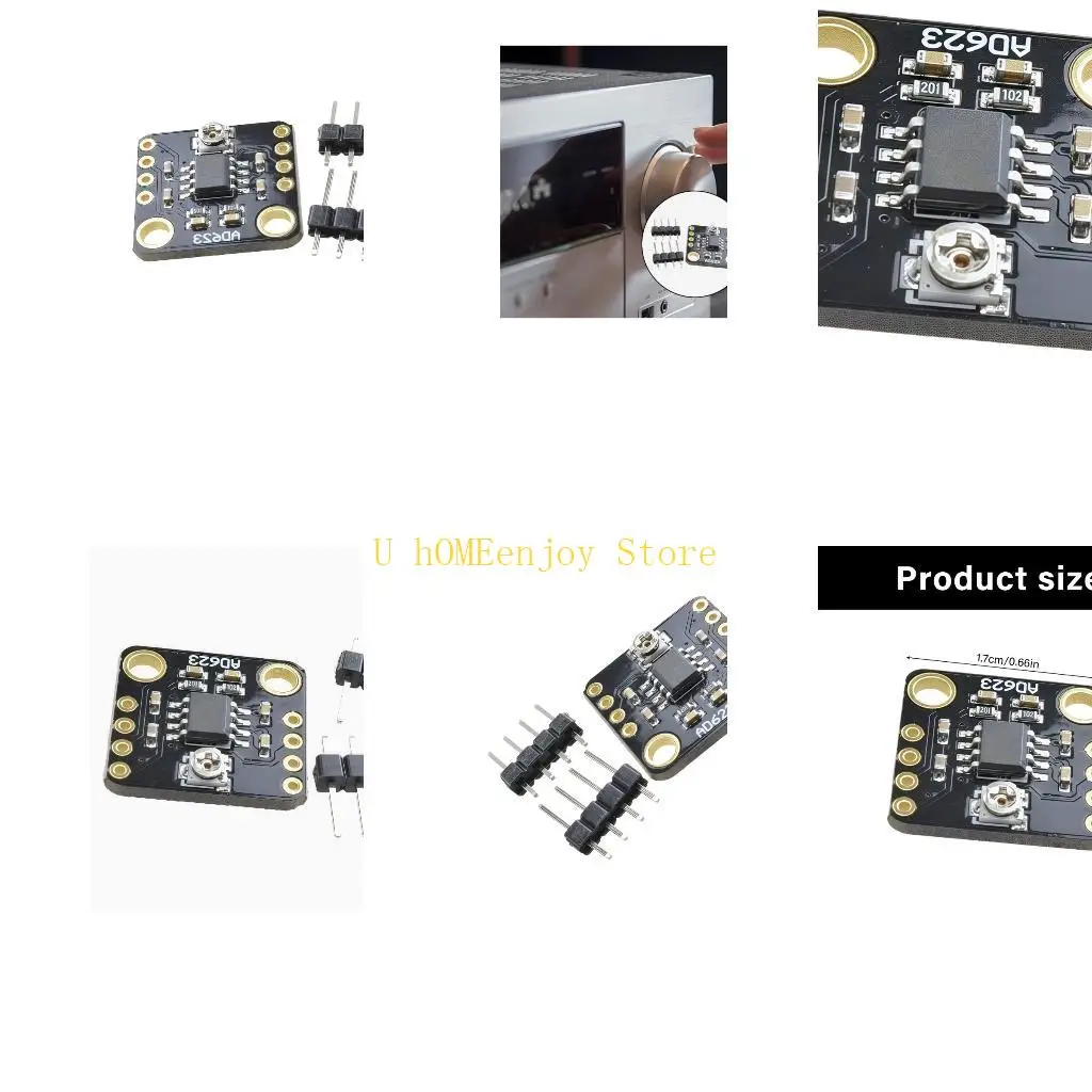 

Модуль электрических усилителей B0KF Strong ABS, небольшой дизайн, регулируемые коэффициенты усиления для лабораторного