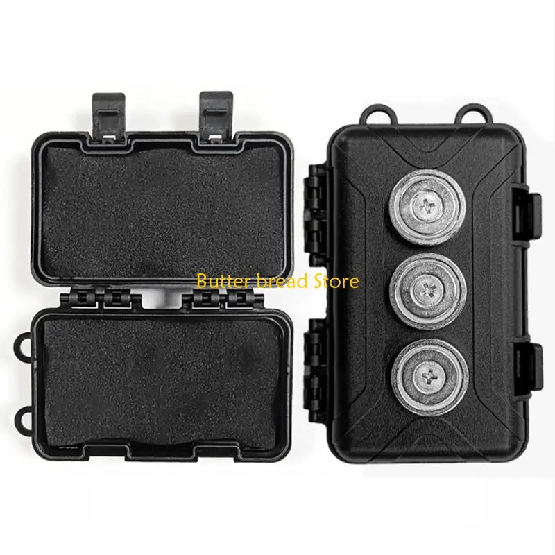 W89C حامل المفتاح المغناطيسي مقاوم للماء تحت السيارة إخفاء مفتاح مربع مفتاح المفتاح متعدد الوظائف