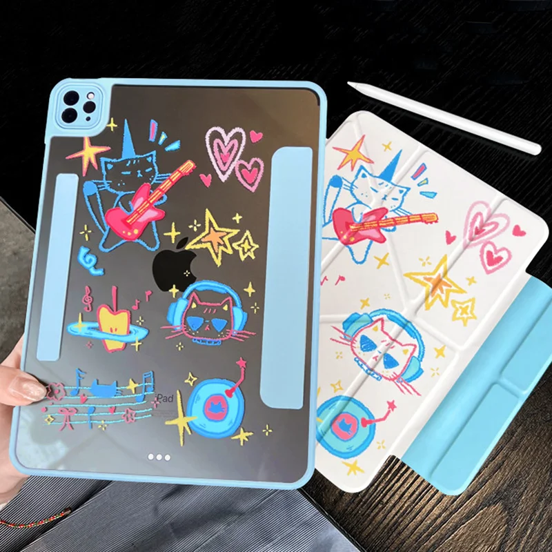 Punk Kitten Case for iPad Air/Pro/Mini & HUAWEI Matepad, Mag