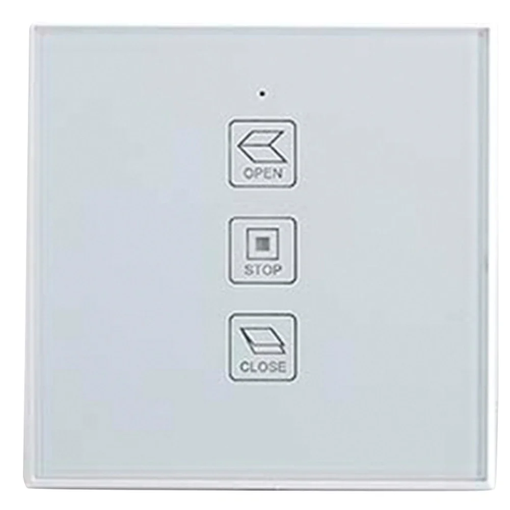 Voltage Compatible Window Opener Controller Switch Dual Channel Receiver White Electric Window Opener Compact 86-type Design