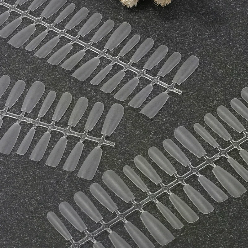 300 قطعة/الحقيبة نصائح الأظافر وهمية ماتي التغطية شفافة الأظافر كاذبة نصائح هلام الأظافر تمديد Diy بها بنفسك ممارسة مسمار أداة #6