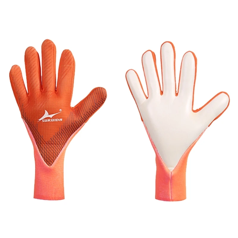 

Goalie Soccer Glove Football Glove with Finger Support Goalkeeper Glove, 5 Sizes