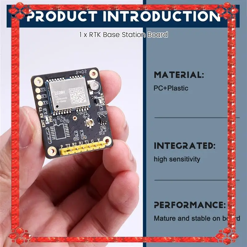 

24-часовая доставка, высокоточная плата базовой станции RTK Quectel LC29H, двухчастотный модуль позиционирования L1/L5, выходные данные RTCM