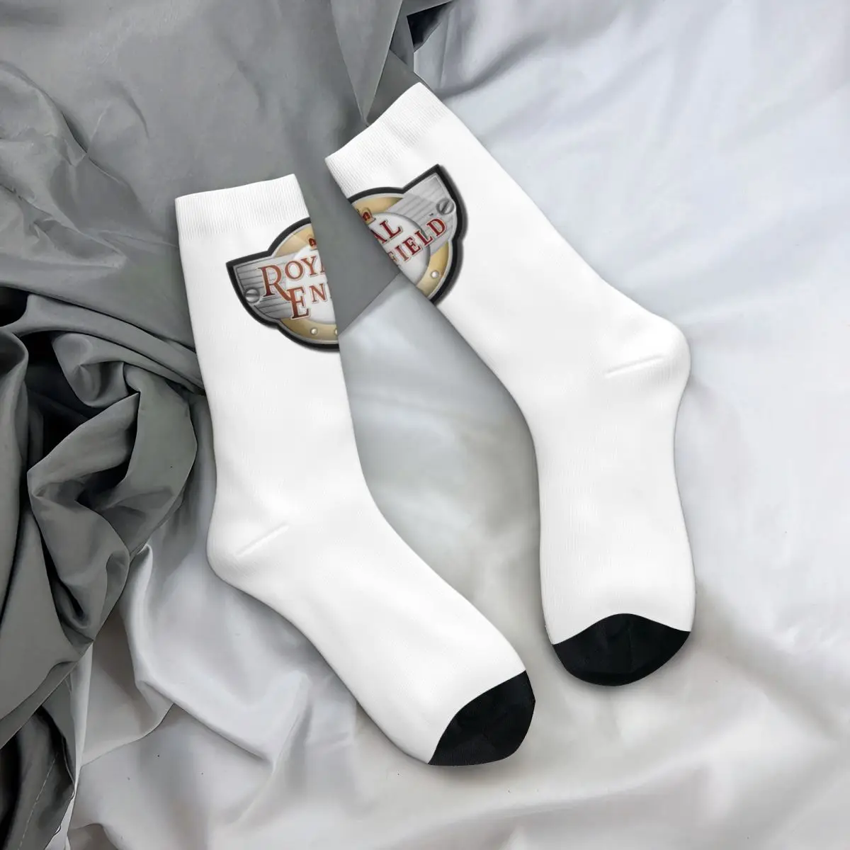 Royals Enfields Strümpfe Erwachsene Männer Logo Socken weiche atmungsaktive Kawaii Socken Winter lauf rutsch feste Socken Geburtstags geschenk