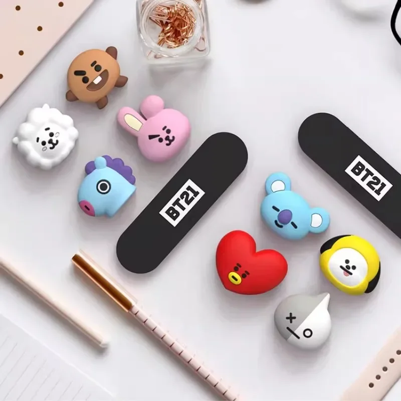 Anime TATA COOKY Magnetic Data Cable Protective Cover 4 IN1universal Charging Cable Cover Against Breakage Joint Damage