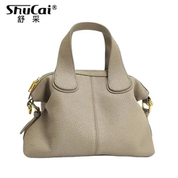 Genuine Leather Women's Bags Fashion Large Capacity Bolsas Shoulder Crossbady Bolsos Handbags Soft Leather ladies hand bags