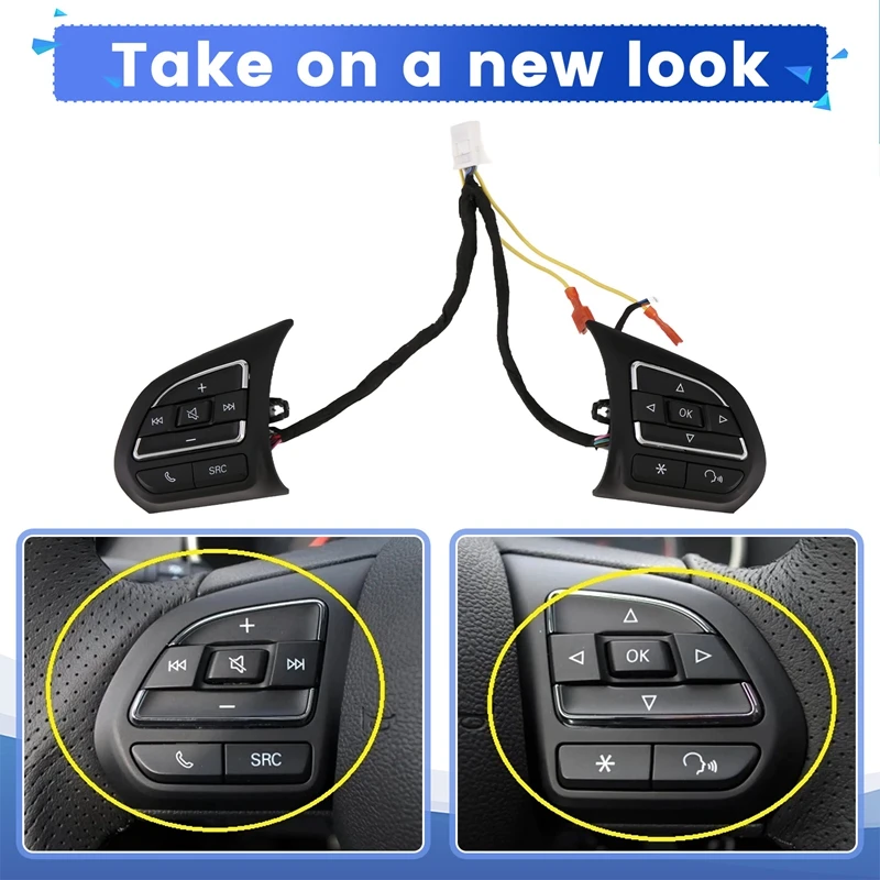 AU04 -New Car Combination Switches Steering Wheel Button Cruise Control Switch For Saic Roewe RX5 MG ZS Car Motor Parts