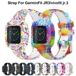 Silicone Watchband for Garmin Vivofit JR 3 Smart Watch Strap Wristband Replacement Bracelet For GarminFit JR3 Belt Adjustable