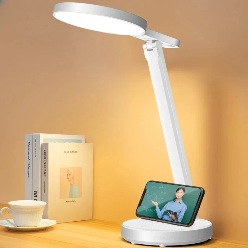 

LED Desk Lamp Eye Protection Desk College Student Charging USB Learning Children's Dormitory Bedroom Reading Night Light