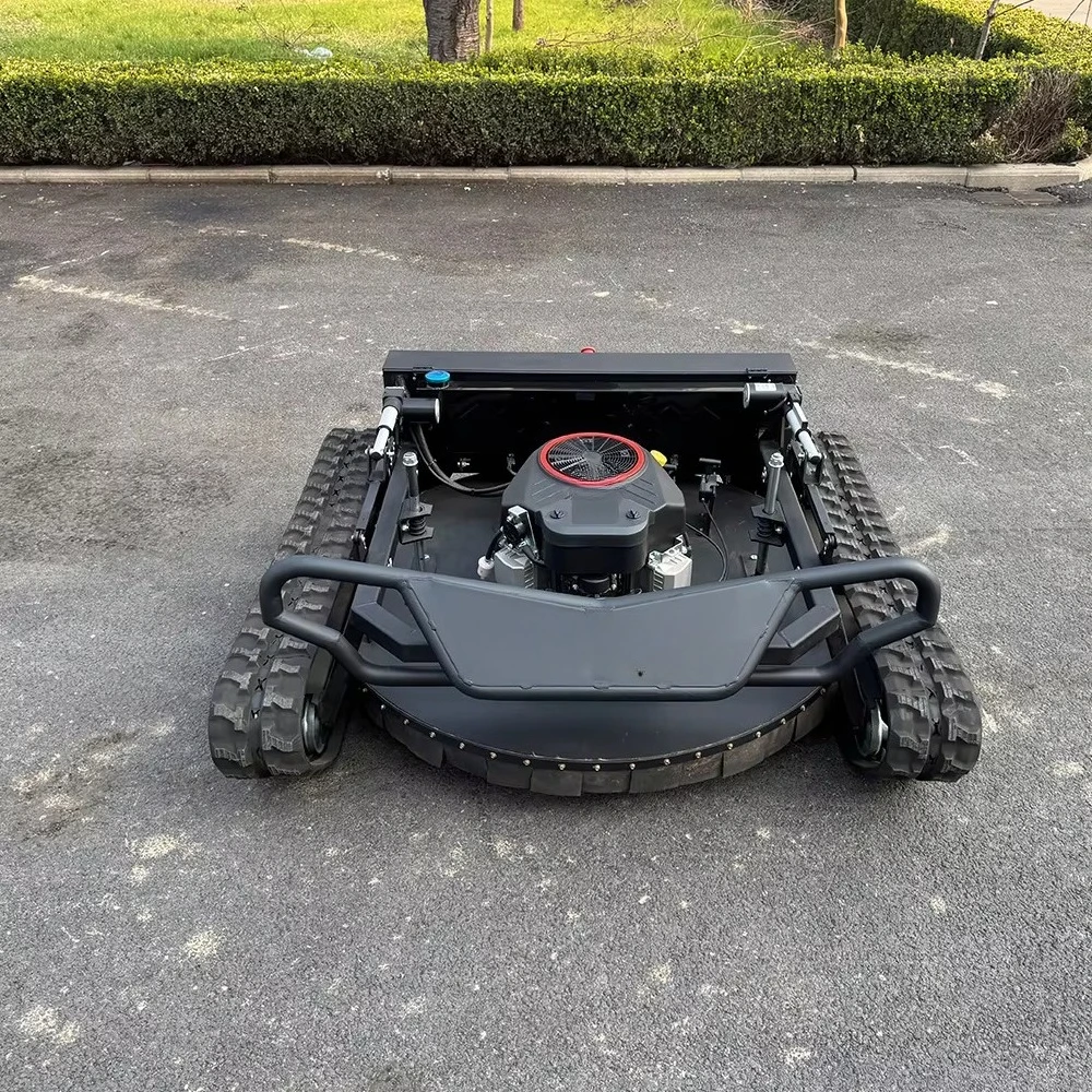 High Quality CE EPA Euro 5  Engine Grass Cutting Machine Agriculture Rubber Tracks Remote Control Robot Lawn Mower