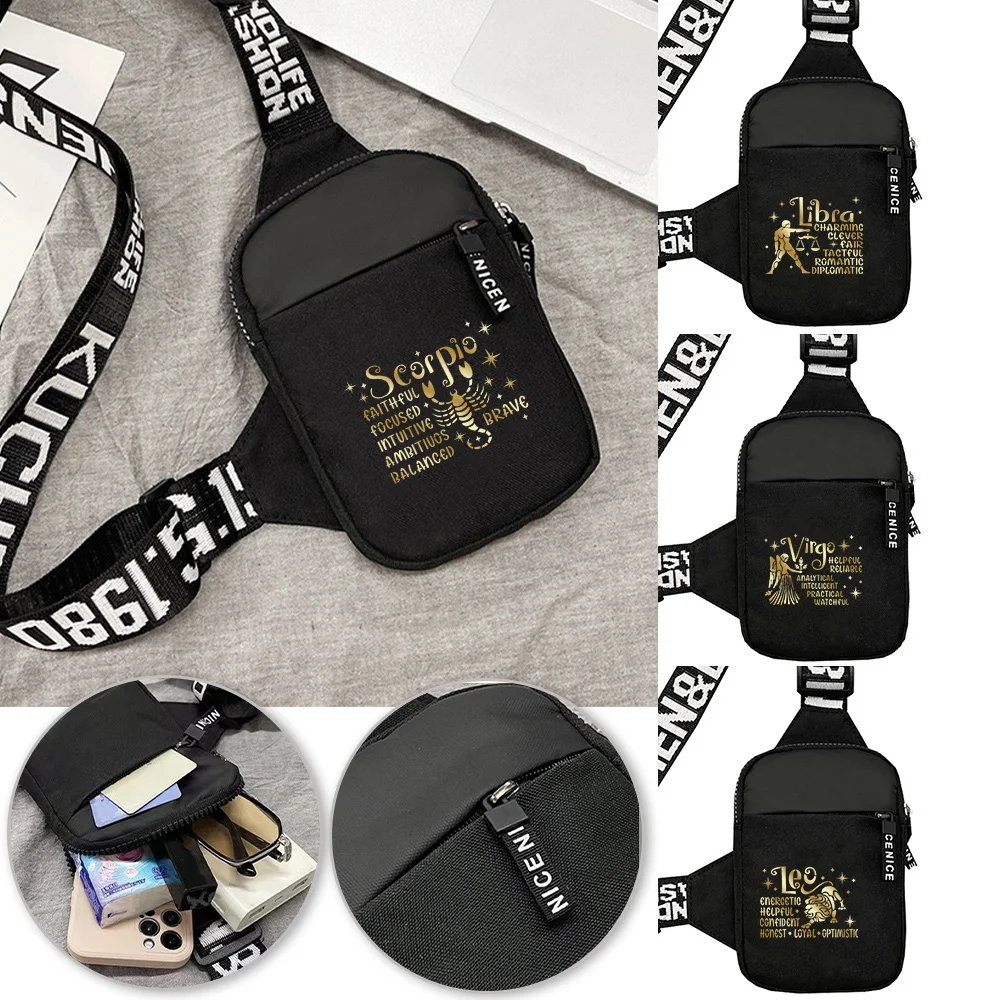 

Chest Bag 2025 New Travel Hiking Men Large Capacity Crossbody Bags Travel Hiking Multi-functional Star Series Chest Pack