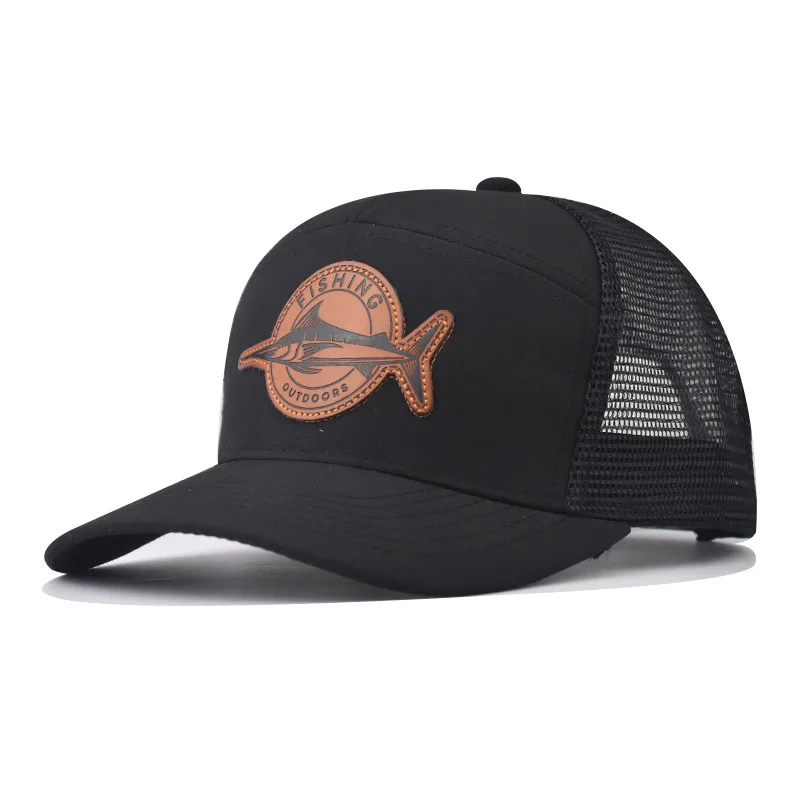 

Hot Selling Slightly Curved Brim Baseball Outdoor Hiking Hardened Lining Non-Deformable Plain Mesh Cap