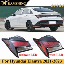 Kamshing For Hyundai Elantra 2021-2023 LED Rear Bumper Tail Light Lamp Taillights Taillamps Brake Light Car Light Stop Light