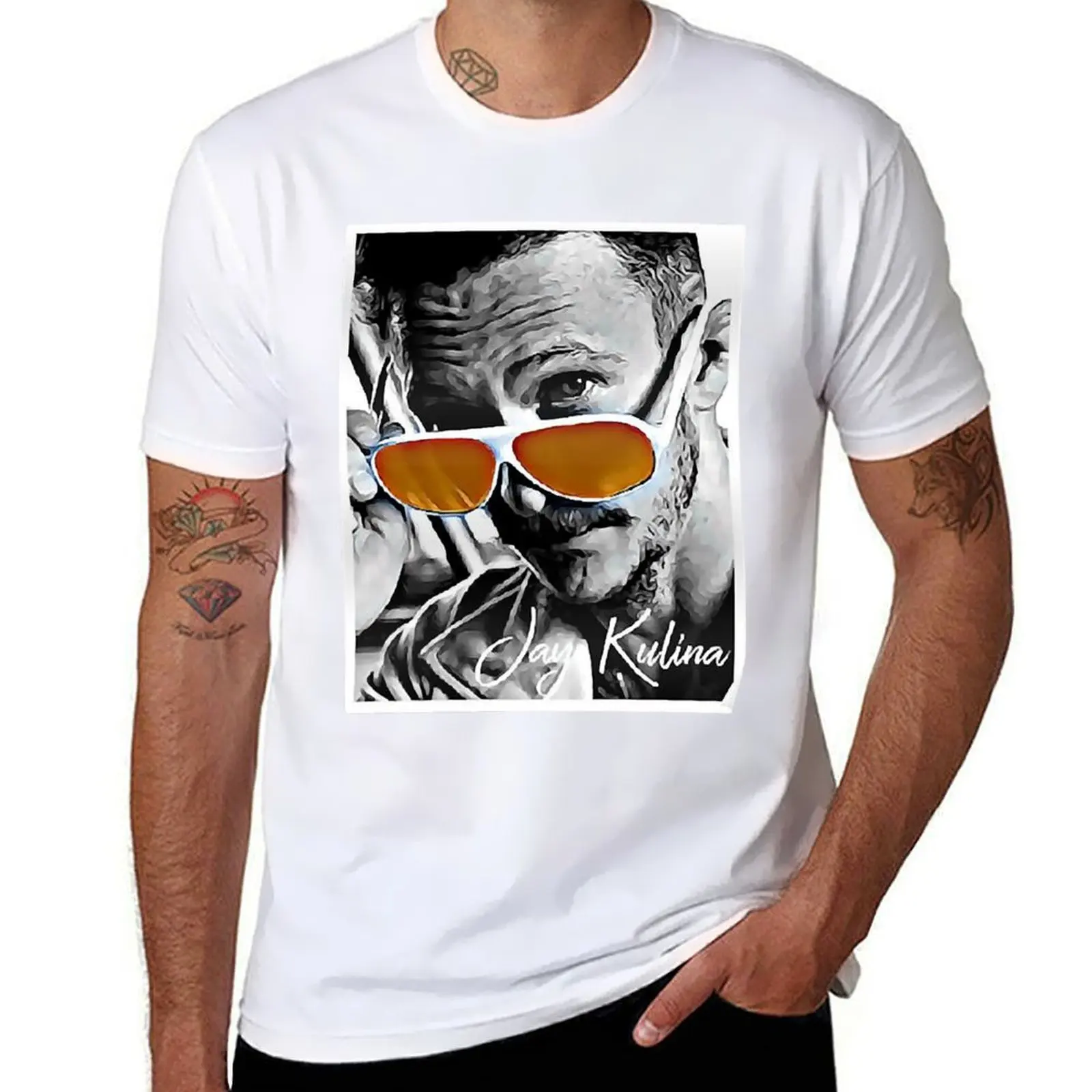 Camiseta de seguidor sociable bastante amigable-Jay Kulina, camiseta bonita para fanáticos, camiseta gráfica para hombre