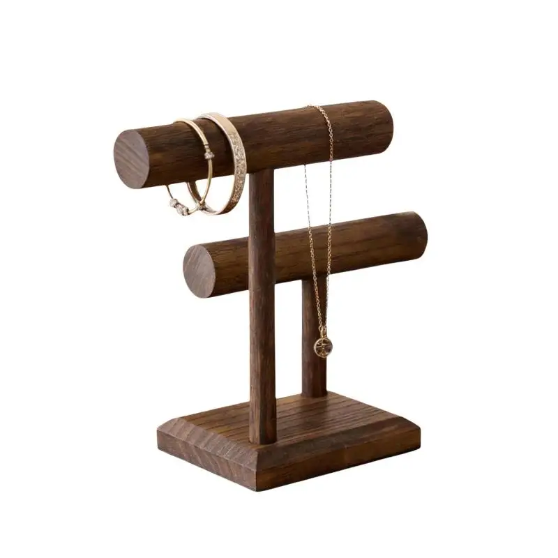 Watch Holder Stand Wooden Watch Display Tower Jewelry Organizer For Bracelets And Necklaces Watch Holder Organizer - view 6