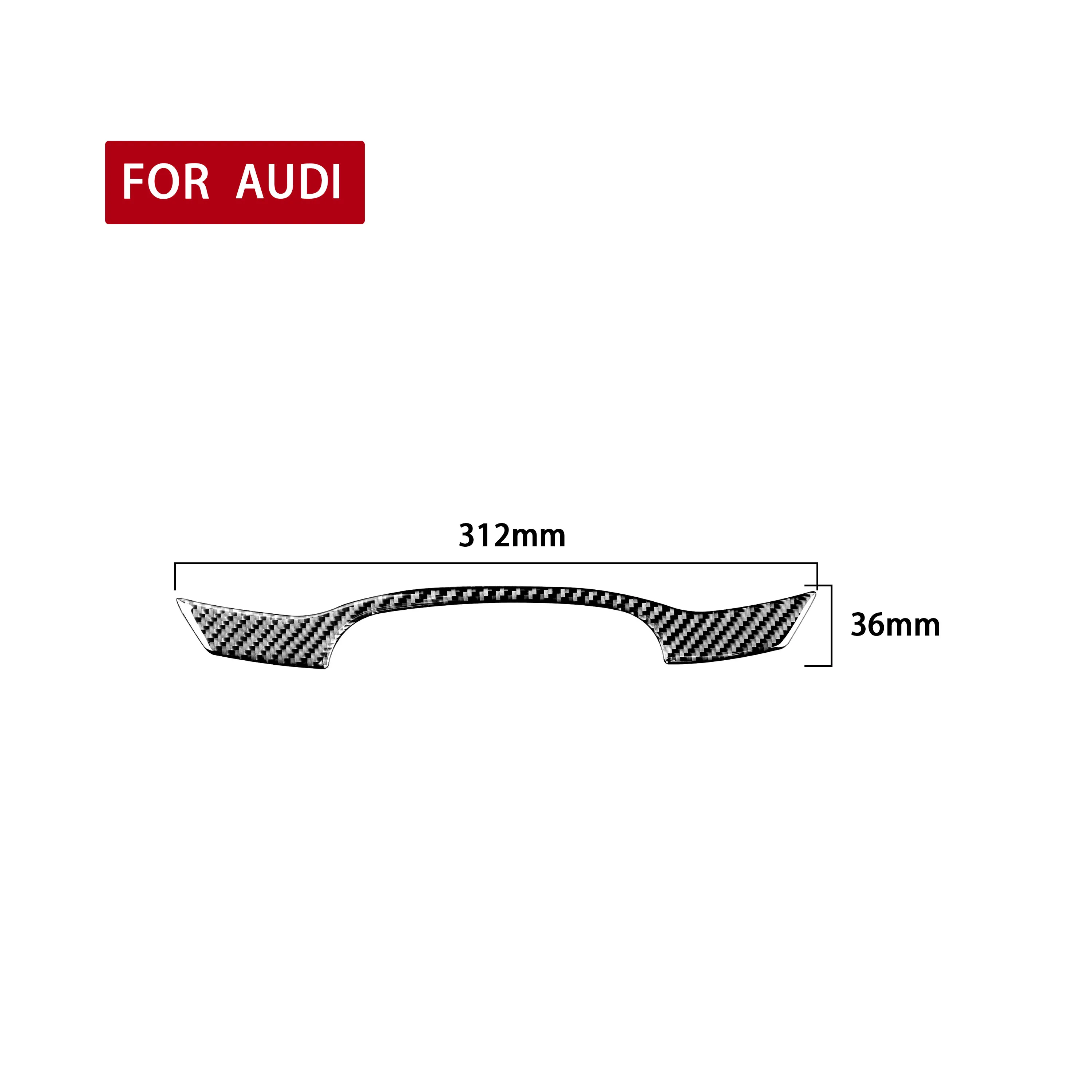 Carbon Fiber Car Accessories Dashboard Speedometer Interior Cover Modified Trim Soft Sticker For Audi A6 A6L A7 C8 2019-2024