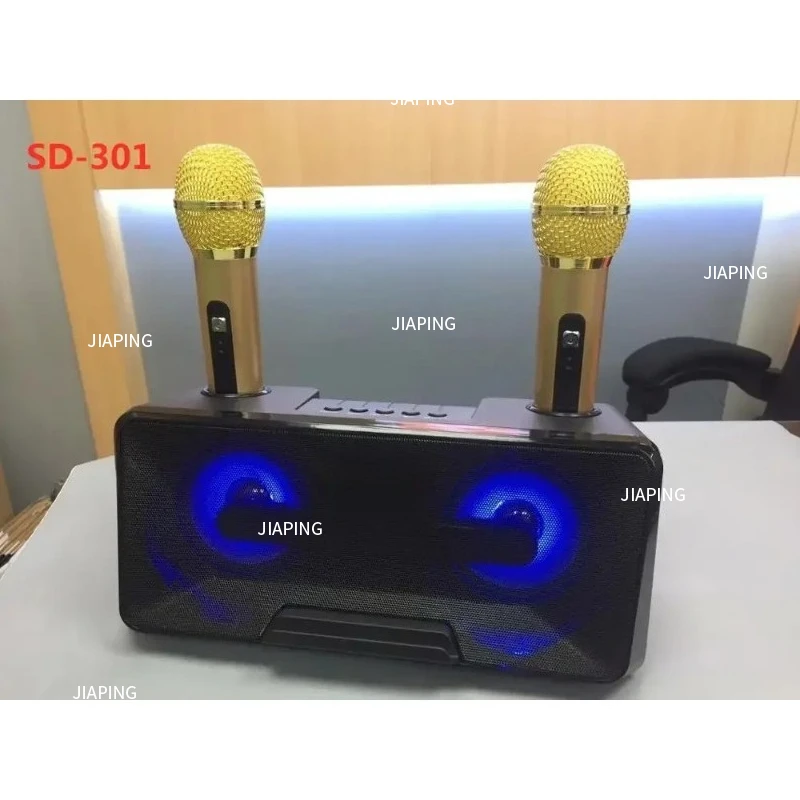 مناسبة لمكبر صوت بلوتوث S309 Family KTV وميكروفون لاسلكي مزدوج K Song Soundbox HiFi Subwoofer #2