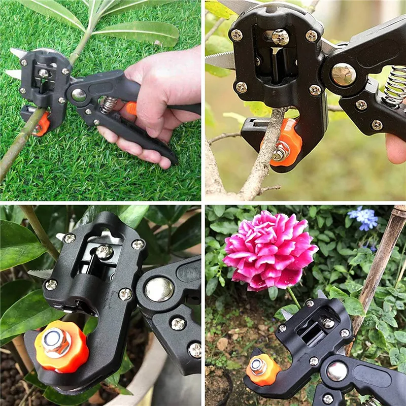 Portable Garden Grafting Tool Grafting Pruner Grafting Knife Scissors Graft Professional Branch Cutter Gardening Tool