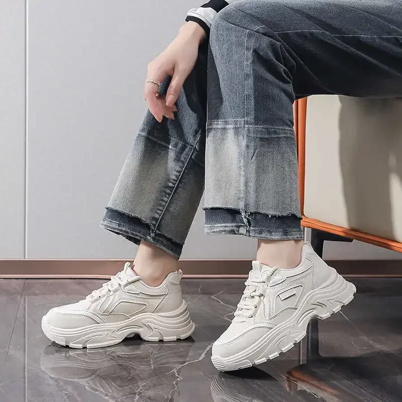 

Black Thin Heel Original New Year's Sneakers Casual Women's Shoes With Round Toe Red Basketball Woman Sports Badkets