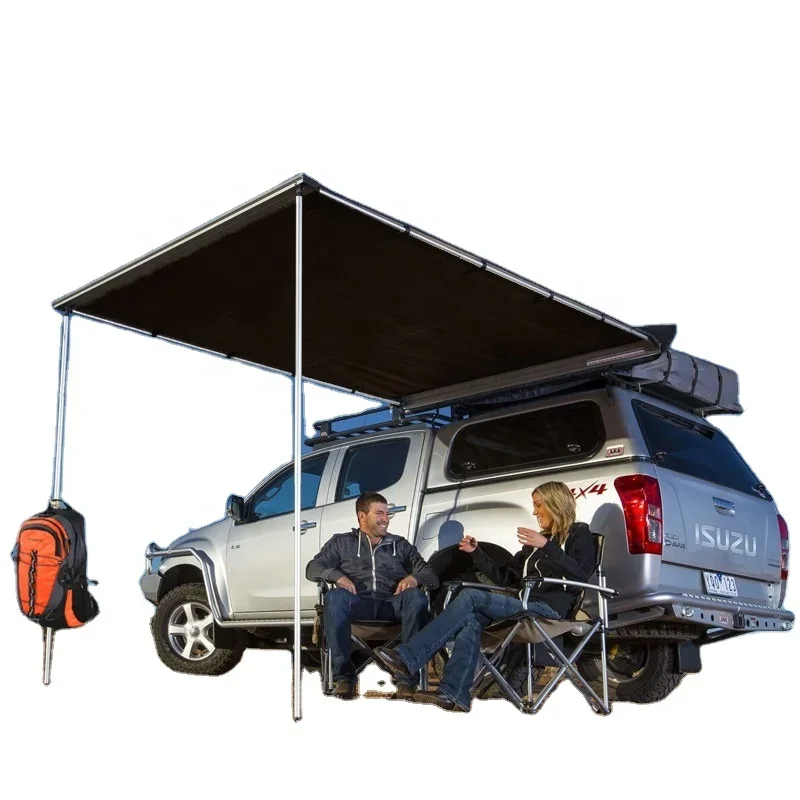 Car wing 4X4 awning canvas truck bed cover awning tarpaulin cover car parking tarpaulin bed sheet car tarpaulin awning