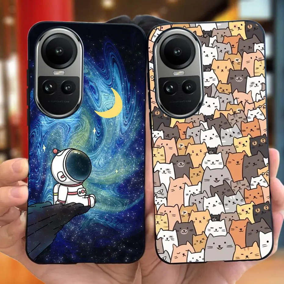 For OPPO Reno10 Reno 10 Pro Plus 5G 2023 Cool Fashion Phone Case For Oppo Reno10 Pro+ 10Pro 10 5G Cnady Color Soft Silicon Cases