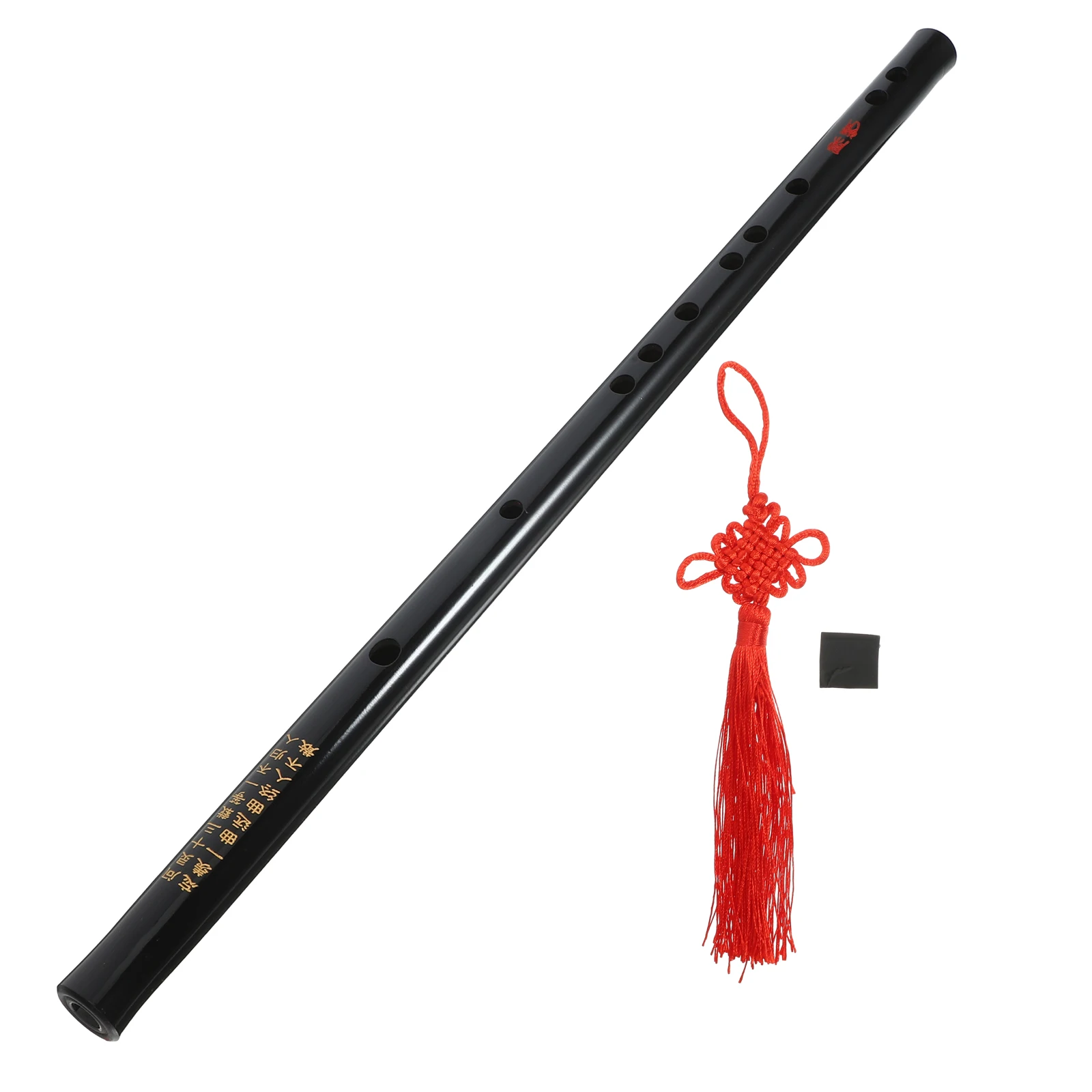 

Black Fife Style Flute Musical Instrument Traditional Bamboo Beginner Kids Precise Tone Holes Durable Smooth Comfortable