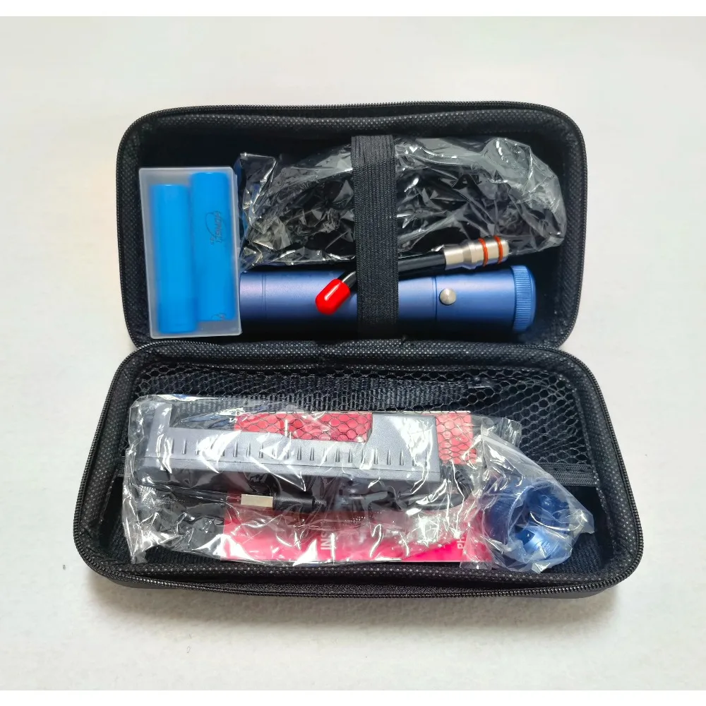 

Red Blue LED Light Sore Canker Sore Treatment Device Detachable Tip Canker Sore Therapy Device for Lip Nose Ears Body Muscle