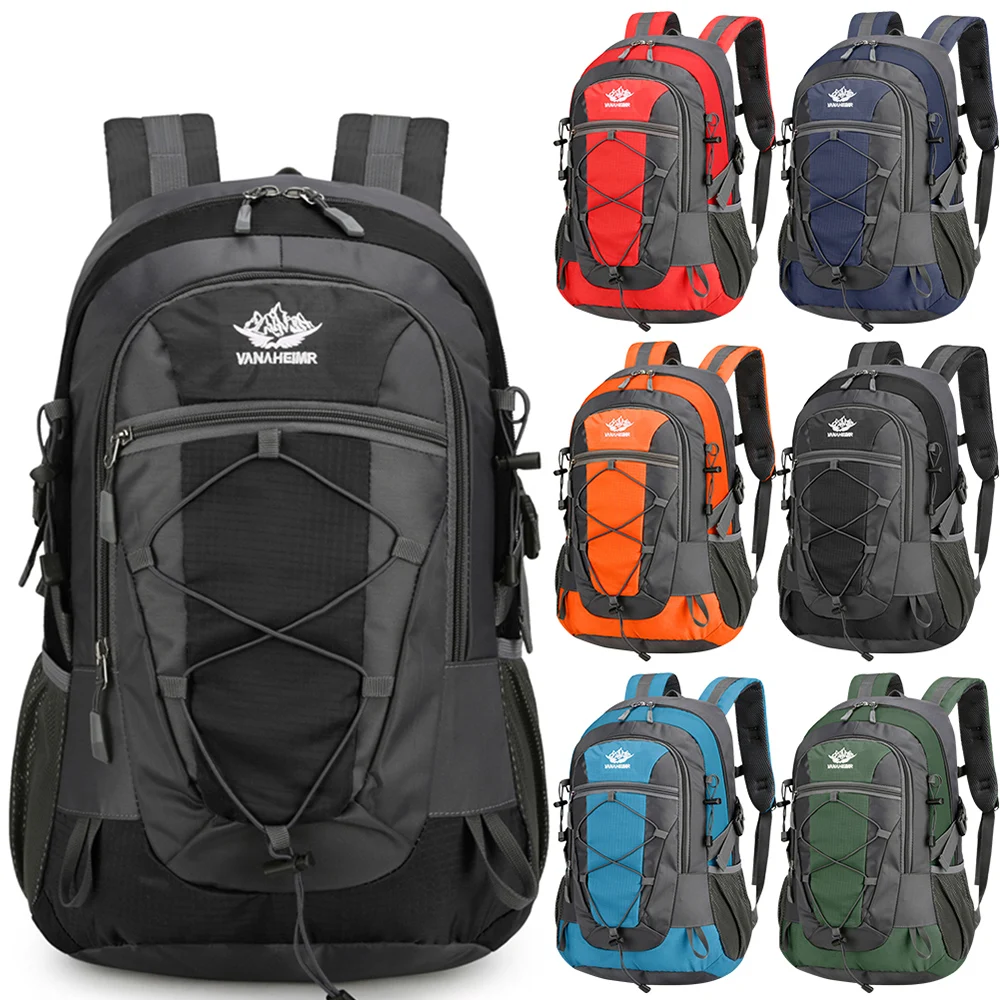 Waterproof Climbing Backpack Camping Hiking Backpack Multi Pockets Backpack Large Capacity Travel Backpack Outdoor Sports Bag