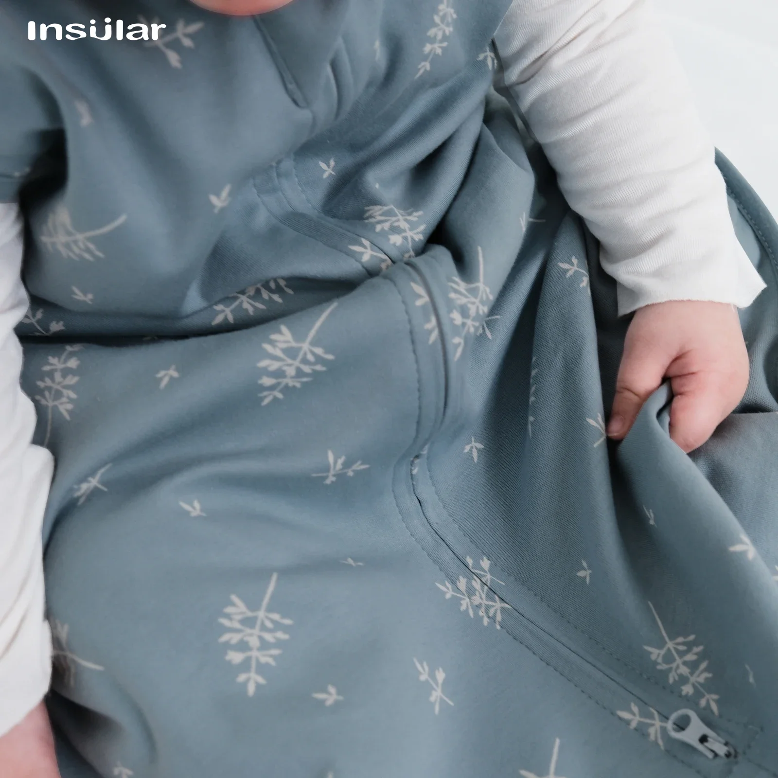 INSULAR Baby Sleeping Bag Pure Cotton Cocoon Envelope For Newborns Zipper Sleep Sacks Printed Baby Swaddle Bedding Accessories