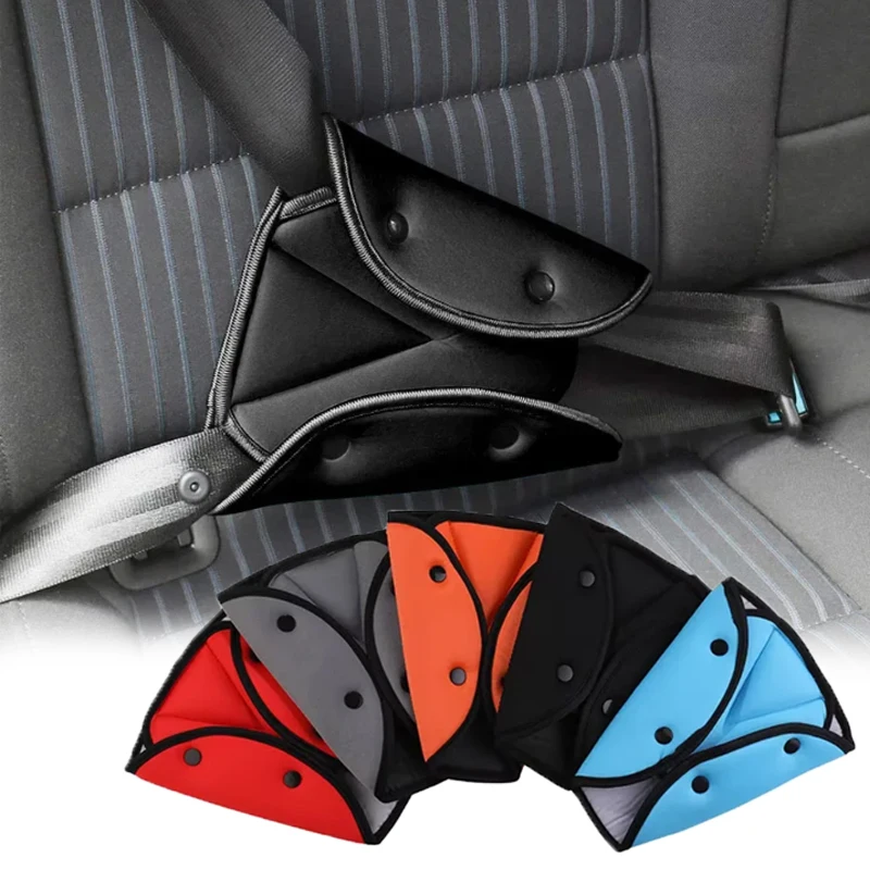 

Car Child Safety Belt Triangle Fixer Seat Belt Adjuster, Anti-strangulation Neck Four Seasons Universal Car Accessories