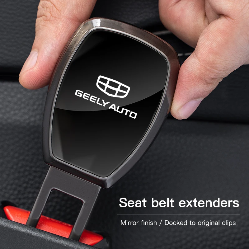 

Car Seat Belt Fastener Plug Safety Strap Buckle Extender For Geely Atlas Coolray Emgrand X7 GT Tugella Preface Jingang ICON