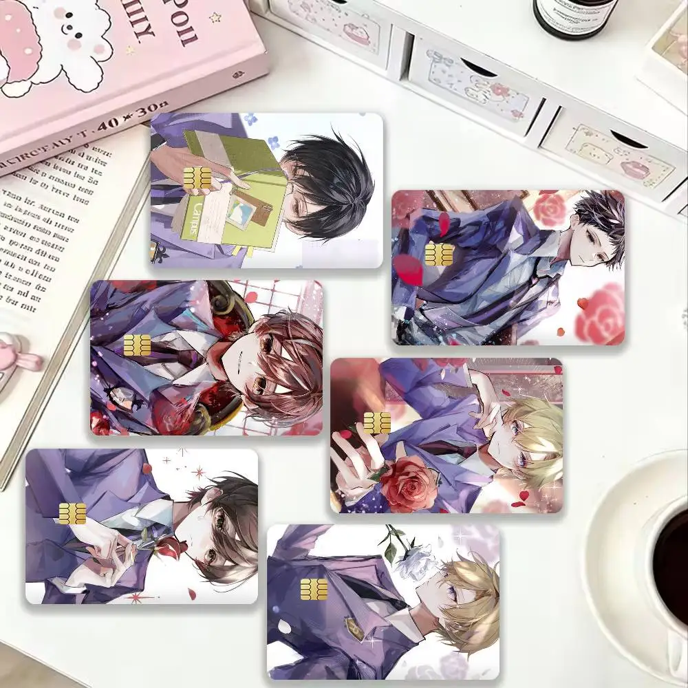 

Anime O-Ouran H-High S-School Host Club 4pcs 1Set Film Skin for Debit Credit Bank Visa Card Decal Cover