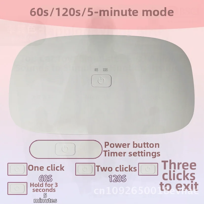 

Портативная мини-лампа для маникюра, LED-сушилка для ногтей, USB-интерфейс, фототерапевтический аппарат для салонов красоты, белый, с возможностью индивидуальной настройки