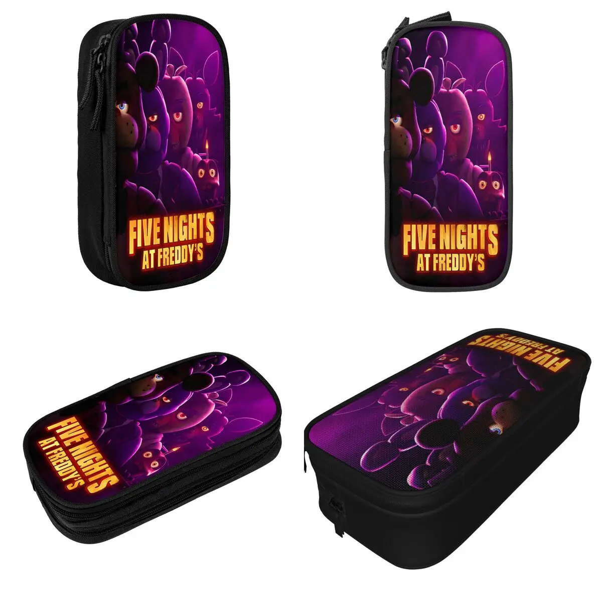 Imagem -02 - Fnaf-grande Filme Lápis Cases Horro Jogo Pen Holder Bolsas Material Escolar Armazenamento Presente do Estudante