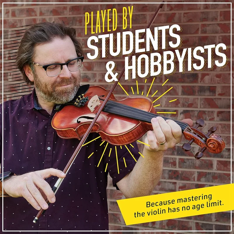 ไวโอลิน 1/2 ไวโอลิน,เครื่องดนตรีสําหรับผู้ใหญ่เด็กไวโอลิน,กรณี,โบว์,เหมาะสําหรับผู้เริ่มต้นใช้งานง่าย