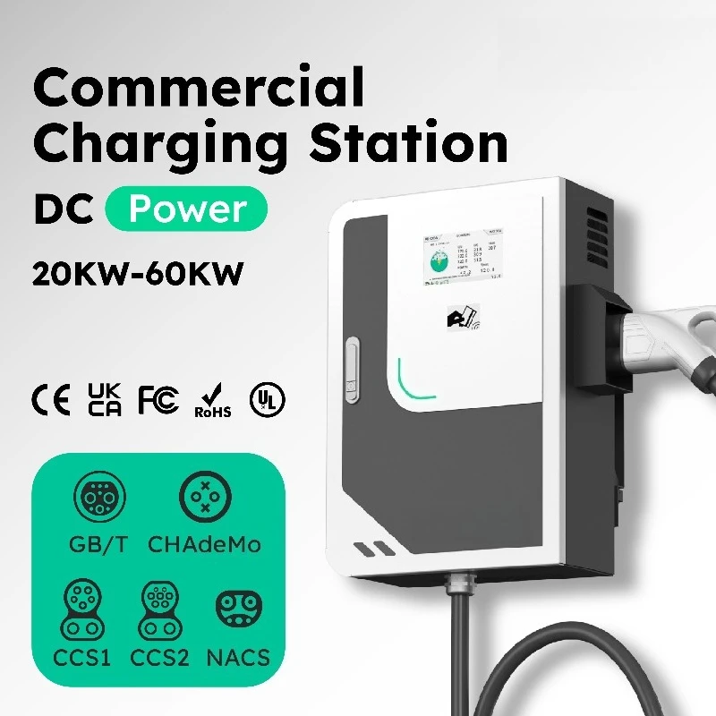 New PENODA PDA AC/DC EV Charging Station 30KW 40KW CCS2 20KW Wallbox for Cars